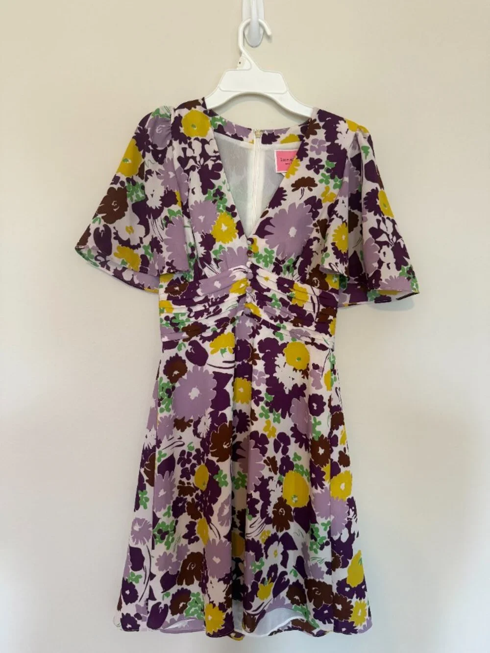 Kate Spade Purple & Yellow Floral Dress